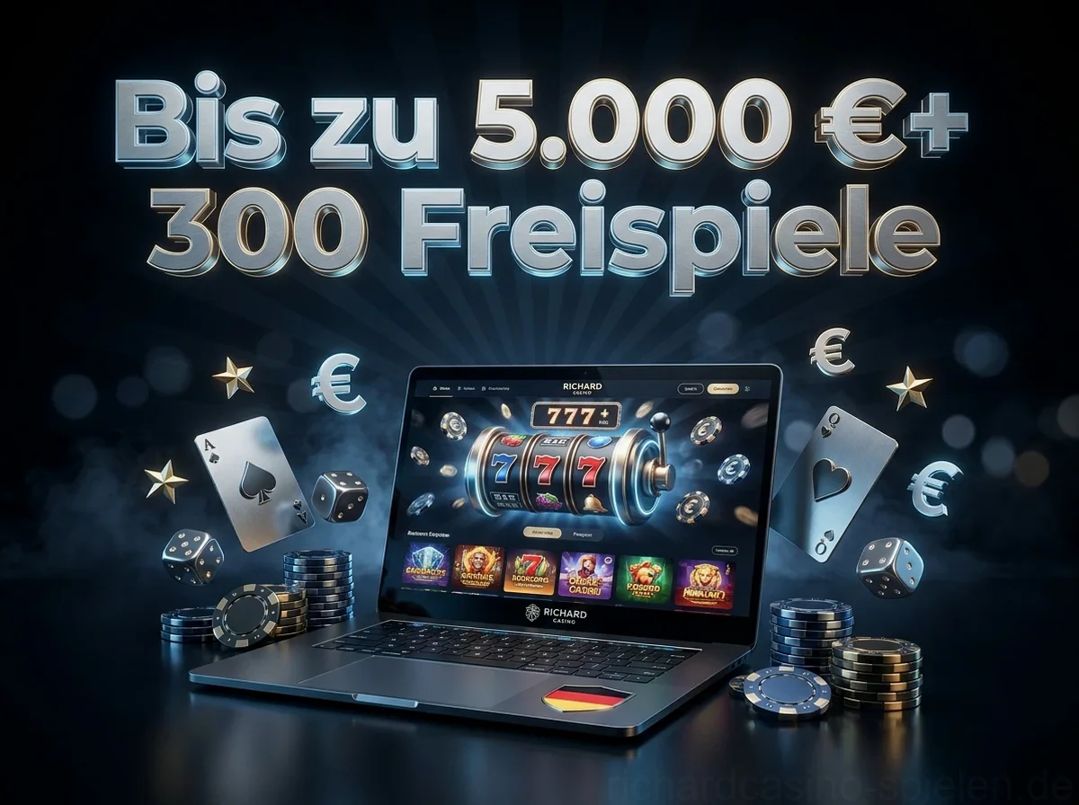 Bis zu 5.000 €+ 300 Freispiele